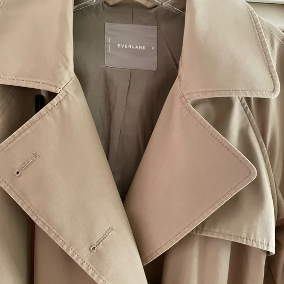 Everlane Tan Trench Coat - Picture 3 of 5